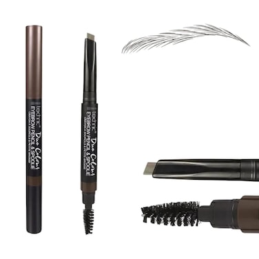 Technic - Duo Colour Eyebrow Pencil - Dark
