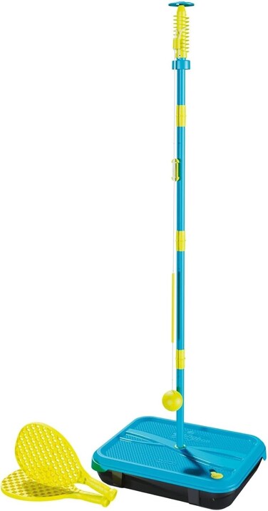 موكي سوينغبول لايت لجميع الأسطح مع مضربين مربعين وكرة تنس مطاطية، ارتفاع قابل للتعديل حتى 1.4 متر