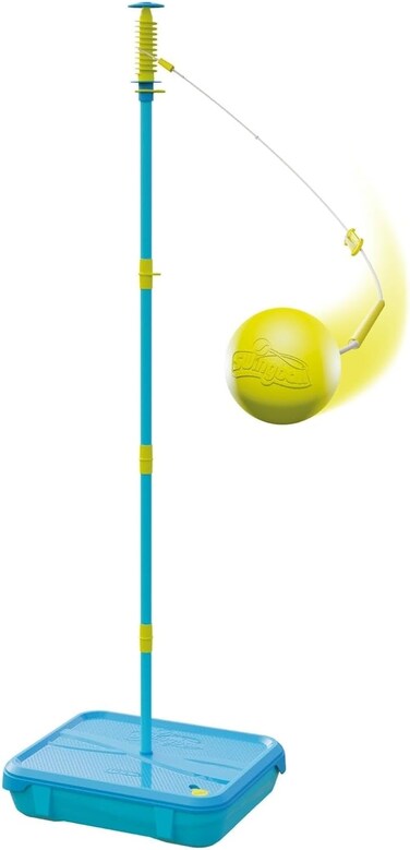 مجموعة سوينغبول متعددة الاستخدامات 5 في 1 لجميع الأسطح، تتضمن كرة سوينغبول، وكرة القدم، والكرة الطائرة، والقرص الطائر، وكرة الذيل.