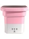 Portable Silicone Folding Washing Machine, Turbine Rotary, Washing and Drying, Automatic