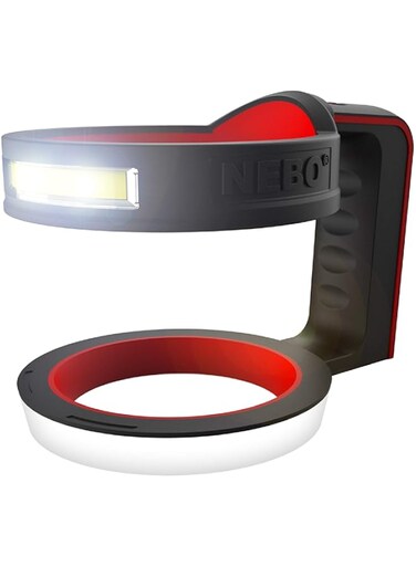 NEBO Stainless Steel 6668 GLOW - Light + Handle for your 30oz tumbler - YETI Rambler, Ozark Trail and more
