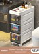 3 Tier Plastic Drawer Storage Cabinet, Vertical Narrow Storage Cabinets With Drawers, Clothes/Toys Storage Box Cabinet, Multifunctional Organizer Unit for Bedroom Gap, Bathroom, Hallway, Entryway, Kitchen, Closets,Toys