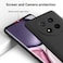 Honor X9c Case Cover Rubberised Matte Soft Silicone TPU with Camera Protection Flexible Back Case Cover for Honor X9c 2024 Black