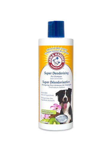 Arm &amp; Hammer for Pets Super Deodorizing Shampoo for Dogs   Best Odor Eliminating Dog Shampoo   Great for All Dogs &amp; Puppies, Fresh Kiwi Blossom Scent, 16 oz