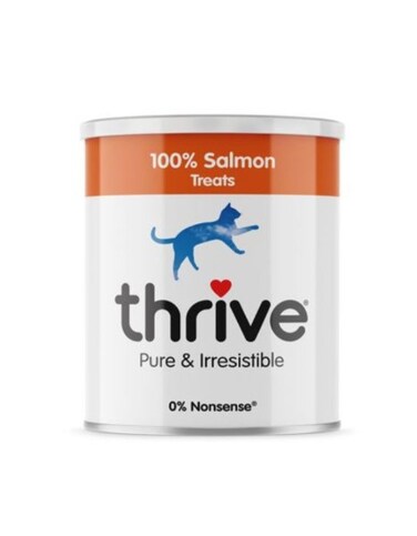 Thrive Salmon Cat Treats &ndash; 121g   100% Natural, High-Protein, Grain-Free