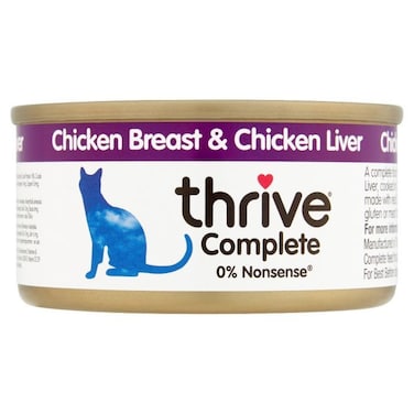 Thrive Complete Chicken &amp; Chicken Liver Wet Cat Food 75g