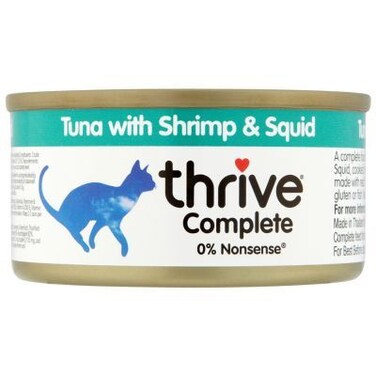 Thrive Complete Tuna with Shrimp &amp; Squid Wet Cat Food 75g