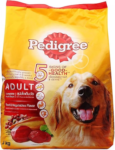Pedigree Beef &amp; Vegetables, Dry Dog Food (Adult), 3Kg