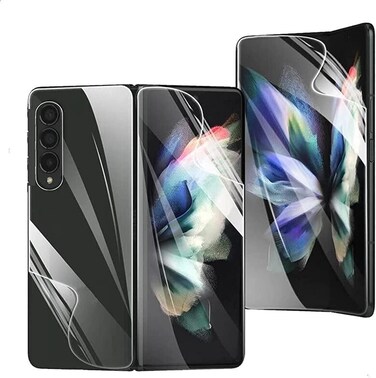 Muzz Screen Protector Compatible with Samsung Galaxy Z Fold 4,HD Clear Anti-Scratch Bubble-Free Full Coverage Screen Protector Film for Samsung Galaxy Z Fold 4 2022