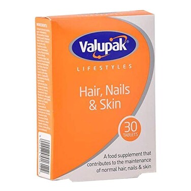 Valupak Hair, Nails And Skin Tablet 30's