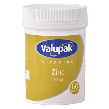 Valupak Zinc 10mg Tablet 60's