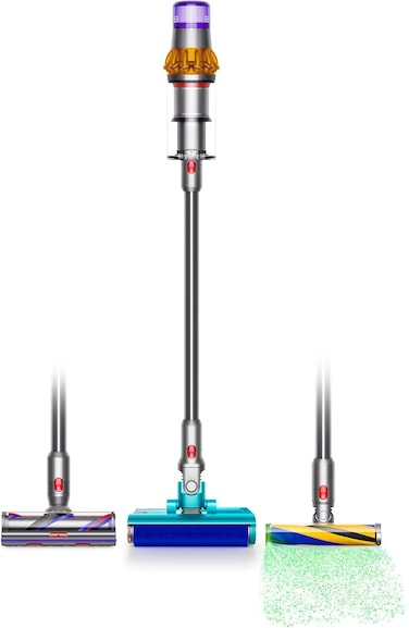 Dyson V15S Detect Vacuum Cleaner Yellow/Nickel, Wet &amp; Dry Submarine Cleaning - International Version