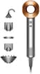 Dyson HD08 Supersonic Hair Dryer Nickel/Copper  1600W, 5 Attachments, Intelligent Heat Control - International Version