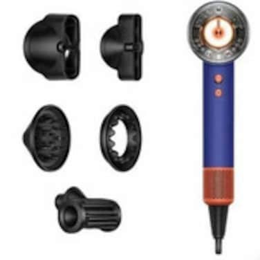 Dyson Supersonic Nural Hair Dryer, Scalp Protect Button, Instant Control, 3 Precise Airflow Settings, 4 Precise Heat Settings, Pause Detect Technology, Vinca Blue / Topaz   HD16- International Version