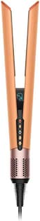 Dyson HT01 Airstrait Straightener, 1600W, LCD Screen, Wet to Dry Hair, 2 Modes - 3 Heat, 3 Speed Power, 240V, Intuitive Airflow, Lock Feature, Auto-Pause, Ceramic Apricot Topaz - International Version