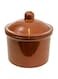 Arte La Dehesa Clay Big Round Jar, Brown 800 ml Capacity, 32-075