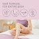 Panasonic ES-WM31 5-in-1 Multi Trimmer Body &amp; Bikini Zone, Hair Remover for Women, Women's Razor, 5 Attachments, IPX7 Waterproof, Wet &amp; Dry, Battery Operated (1 x AA Required), White Gold