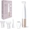 Panasonic ES-WM31 5-in-1 Multi Trimmer Body &amp; Bikini Zone, Hair Remover for Women, Women's Razor, 5 Attachments, IPX7 Waterproof, Wet &amp; Dry, Battery Operated (1 x AA Required), White Gold