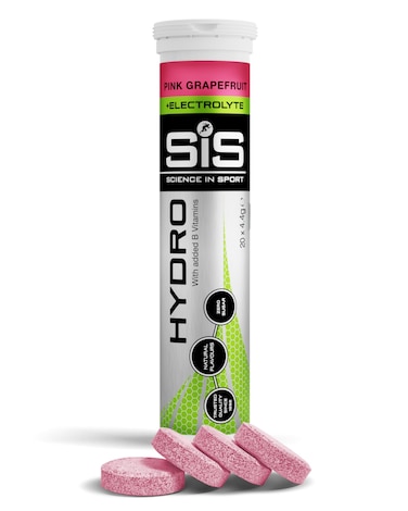 Science In Sport Hydro Electrolyte Tablets, Sugar Free Hydration Tablets, Essential Electrolytes to Reduce Fatigue &amp; Aid Rehydration, Gluten Free, Pink Grapefruit Flavour, 20 Servings, 1 Pack