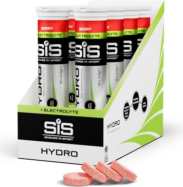 Science In Sport Hydro Electrolyte Tablets   Berry Flavour - 8 Pack