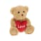 20cm Keeleco Brown Sherwood Bear with Heart &ndash; Classic Valentine&rsquo;s Teddy for Romantic Gifting