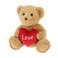 25cm Keeleco Brown Sherwood Bear with Heart &ndash; Large Valentine&rsquo;s Teddy for Premium Gifting
