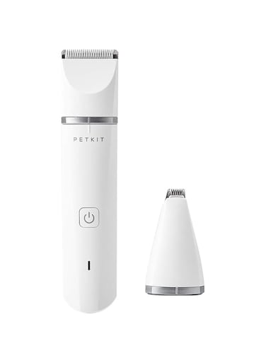 PETKIT 2 in 1 Dogs Cats Trimmer Clippers with Two Blades, Low Noise,Waterproof, Rechargeable Cordless Electric Pets Hair Shavers Clippers for Dogs and Cats,Dog Cat Grooming Kit