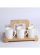 HOME Princess Coffee Mug Set 7Pc 90ml Tea Espresso Cups Set