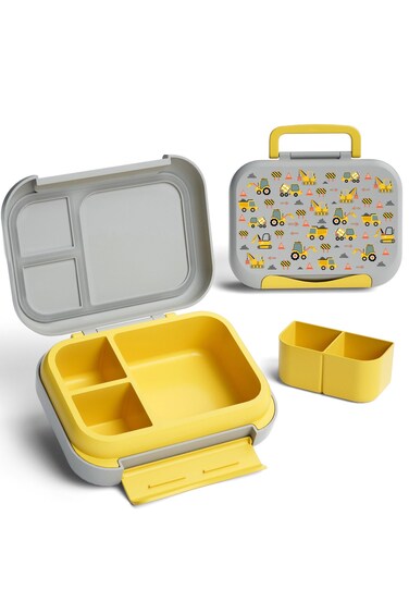1200ml Lunch Box for Kids for School, Multi-Compartment Bento Box for Kids, Leak-Proof, Insulated Food Jar BPA Free with Compartments