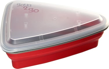 Good2go Pizza Container - Cranberry Red,1.2 L