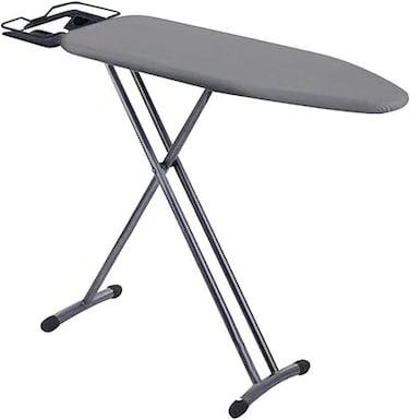 Household Ironing Board Iron Table Foldable Height Adjustable Iron Table Iron Stand For Home Clothes Ironing Table Folding Ironing Stand (Grey-13 Inches)