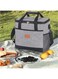 Cooler Bag, Insulated Oxford Lunch Bag with Shoulder Strap, Portable and Leakproof Grocery Bag for Indoor Outdoor, BBQ, Beach, Camping, Picnic, Travel, B-8025 (Grey, 15L)
