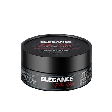 Elegance E-Series Fiber Wax 140ml - Strong Hold, Texturizing, Clear Formula, Adds Thickness, Residue-Free