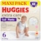 Huggies Extra Care Size 6 (16-30kg) 4 Packs Of 22 Nappies - 4520g (Packaging May Vary)