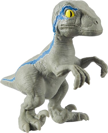 Stretch Jurassic World Raptor Blue Stretchy Dinosaur Toy Figure