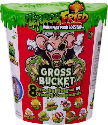 Terror Fried 08095 Bucket, When Fast Food Goes Bad, Gross collectables with Slime, Boys Aged 4-10, Multiple Compound Play, Multicolour
