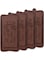ionEgg Break Apart Silicone Chocolate Moulds, Fragments Chocolate Bar Moulds, Homemade Protein and Energy Bar Moulds, 4 Packs