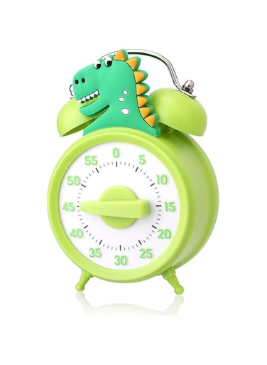 Kitchen Timer, Creative Alarm Clock, 55-Minute Countdown Timer, Classroom Visual Timer for Kids and Adults, Durable Mechanical Kitchen Timer Clock, Timer in the Shape of Alarm Clock, Precision Timer