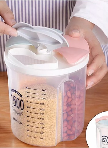 Three Partition Food Container with Cover