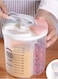 Three Partition Food Container with Cover