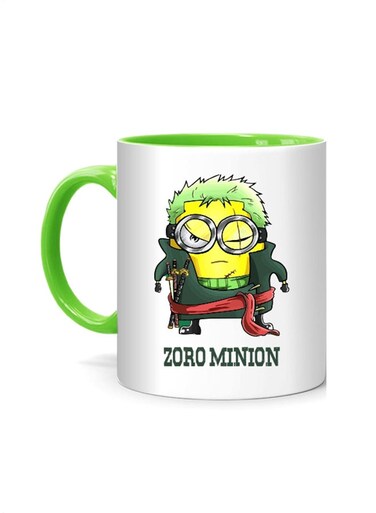 Styles Zoro Minion Printed Mug White/Green