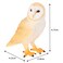 Mojo Barn Owl Realistic International Wildlife Toy Replica Hand Painted Figurine