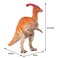 Mojo Parasaurolophus Red Dinosaur Figurine