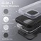 iPhone 15 Case 6.1 Inch, Slim Liquid Silicone 3 Layers Full Covered Soft Gel Rubber Phone Case Protective Cover, Black (iPhone 15)