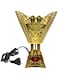 Bakhoor Burner Electric, Elegant Electric Incense Bakhoor Burner Holder Electric Bakhoor Burner (Golden)