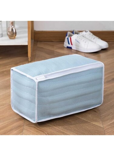 Excefore Shoe Washing Bag, Anti-Deformation Care Creative Home with Zipper and Protector Washing Shoe Bag, Guard Shoe net Cover for Clean Sneakers, Slippers, Bra, Travel