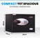 Rubik Medium Hotel Safe Box with Digital Motorized Lock &amp; Emergency Keys, Electronic Security Safe for Home, Office &amp; Hotel Use (25x35x25cm) RBH25E Black