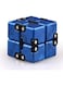 QIYI Little Golden Elephant Upgraded Infinity Cube Fidget Toy,Cool Mini Gadget Best for Stress and Anxiety Relief and Kill Time, Special Designed Texture Artistic and Fashion(Sapphire)