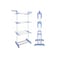 3 Tiers Garment Rack Cloth Dryer Multi Purpose Cloth Drying Stand