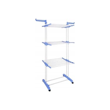 3 Tiers Garment Rack Cloth Dryer Multi Purpose Cloth Drying Stand